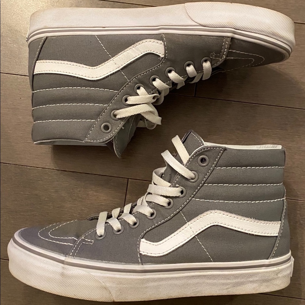 Grey High Top Vans